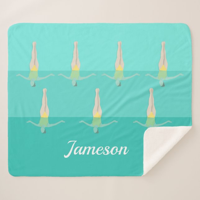 Couverture Sherpa Artistic Swimming (Devant (Horizontal))