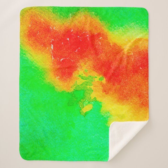 Couverture Sherpa artwork Abstrait de texture riche. Modules créatif (Devant)