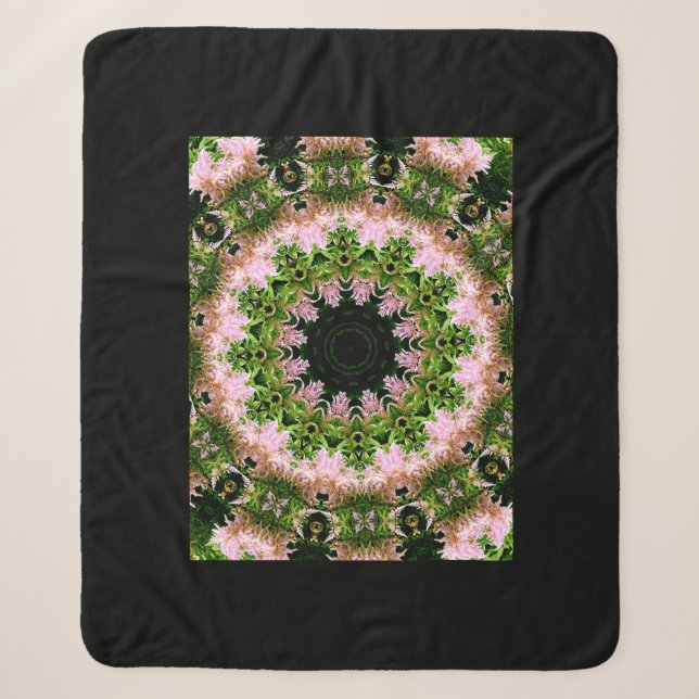 Couverture Sherpa Astilbe Wreath (Devant)