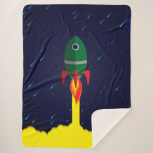 Couverture Sherpa astronaute astronaute de vaisseau spatial de fusée