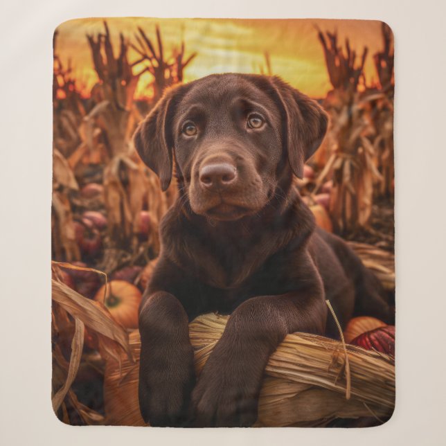 Couverture Sherpa Atelier de chocolat d'automne (Devant)