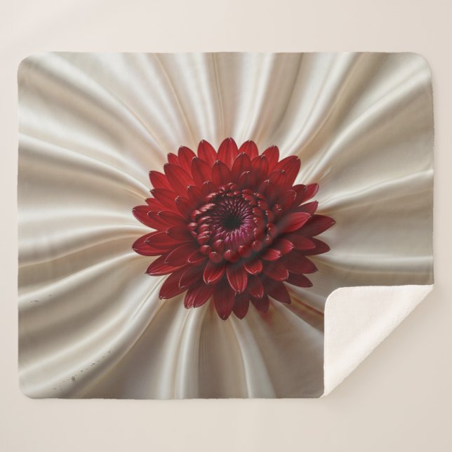 Couverture Sherpa aux couleurs japanaises (Devant (Horizontal))