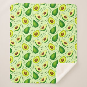 Couverture Sherpa Avocado