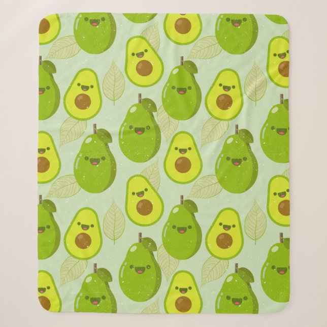 Couverture Sherpa Avocado (Devant)