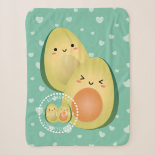 Couverture Sherpa Avocados in Love Funny Couple Évitons l'énigme