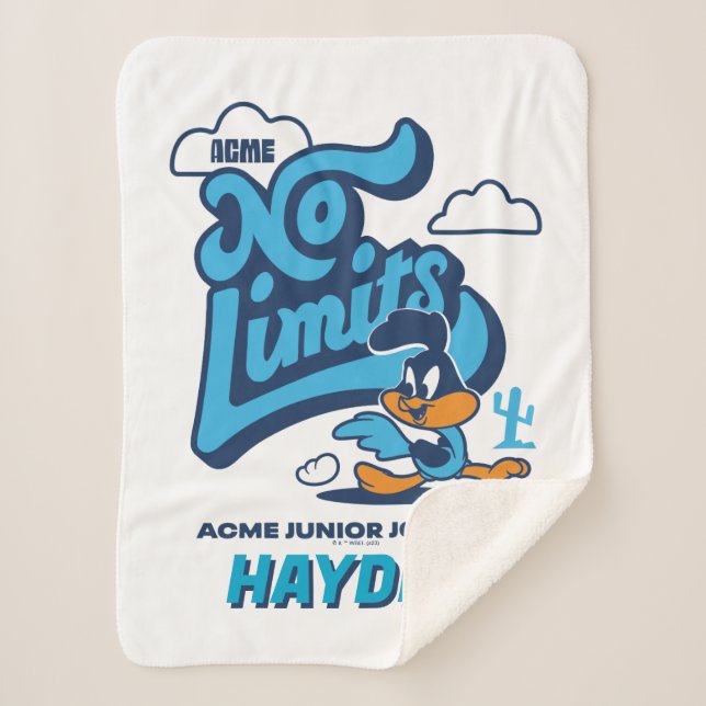 Couverture Sherpa Baby ROAD RUNNER™ - Pas de limites (Devant)