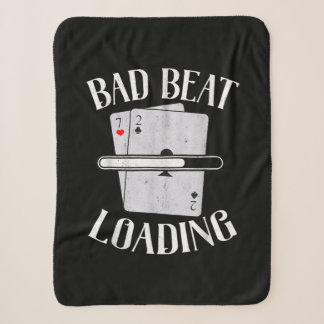 Couverture Sherpa Bad Beat Chargement Texas Holdem Casino Funny Poke