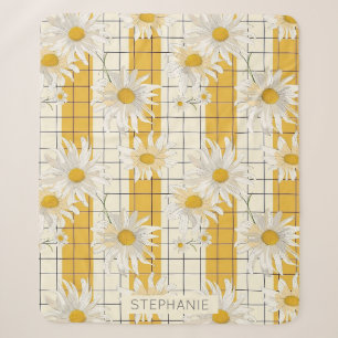 Couverture Sherpa Baisson blanc sur Arrière - plan de grille rayée j