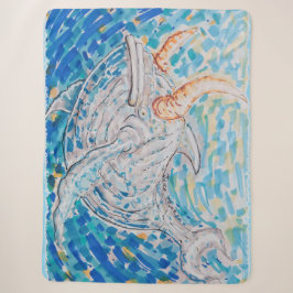Couverture Sherpa Baleine