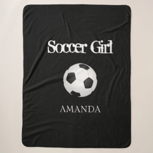 Couverture Sherpa Balle de soccer personnalisée Balle de soccer lan