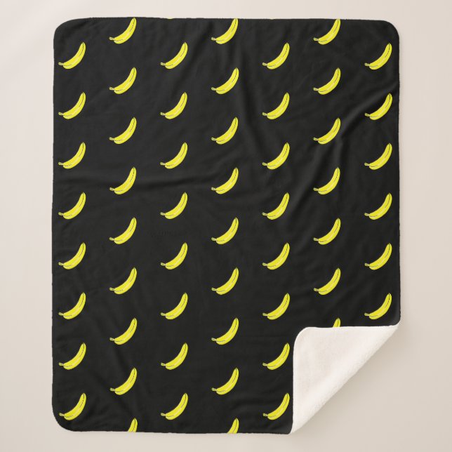 Couverture Sherpa Banane (Devant)