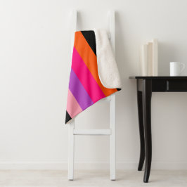 Couverture Sherpa Bandes d'Halloween contemporaines