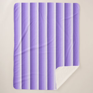 Couverture Sherpa Bandes d'ombre violette