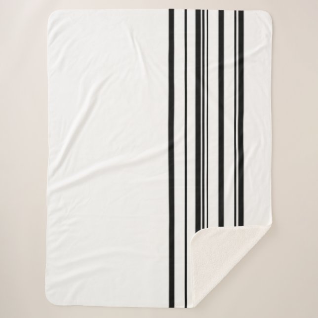 Couverture Sherpa Bandes noires (Devant)