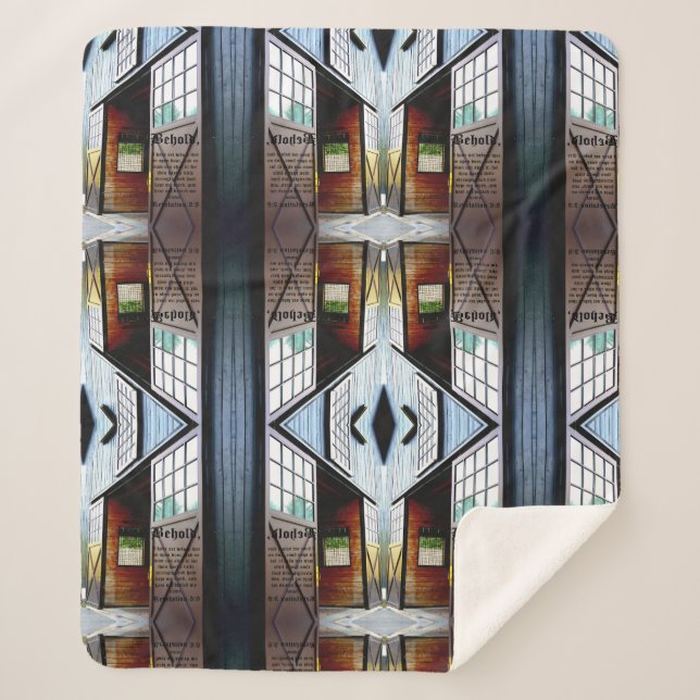 Couverture Sherpa Barn Door Perspective, Revelation 3:8 (Devant)