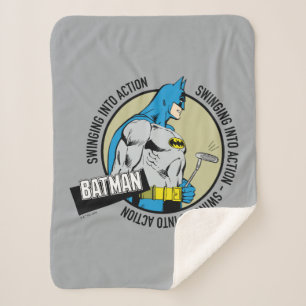 Couverture Sherpa Batman Golfing - Passage En Action
