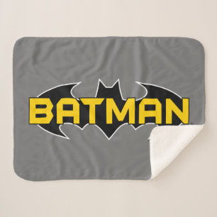 Couverture Sherpa Batman Symbol   Name Yellow & Black Logo