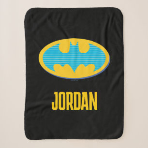 Couverture Sherpa Batman   Symbole Cyan Stripes