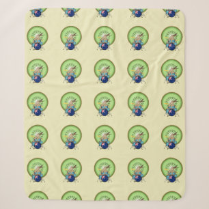 Couverture Sherpa Batteur Kiwi Bird