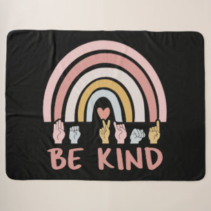 Couverture Sherpa Be Kind ASL III - Langue des Signes Américaine