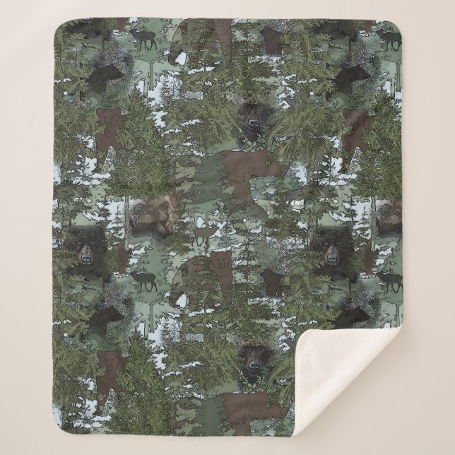 Couverture Sherpa Bears in the Beautiful Woods (Devant)