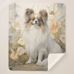 Couverture Sherpa Beau Papillon