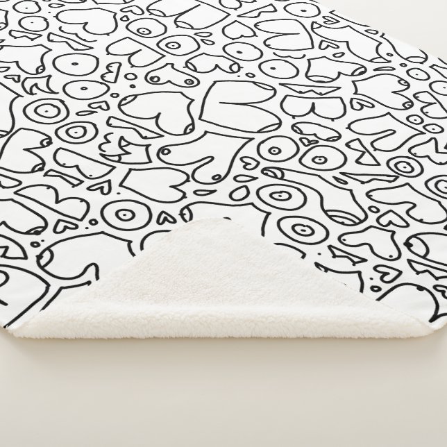 Couverture Sherpa Bébé féministe drôle (3/4)