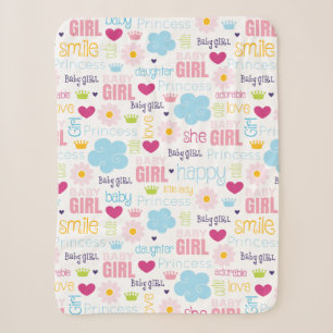 Couverture Sherpa Bébé fille