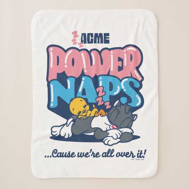 Couverture Sherpa Bébé TWEETY™ & SYLVESTER™ Power Naps (Devant)