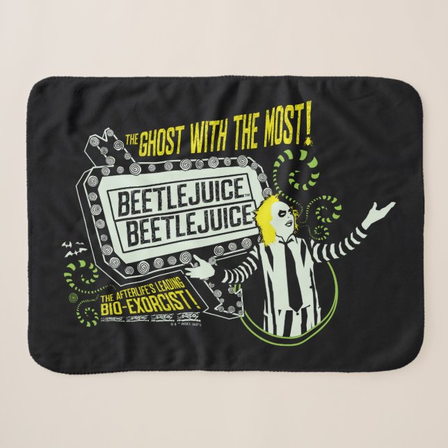 Couverture Sherpa Beetlejus | Marquee "Ghost With The Most" (Devant (Horizontal))