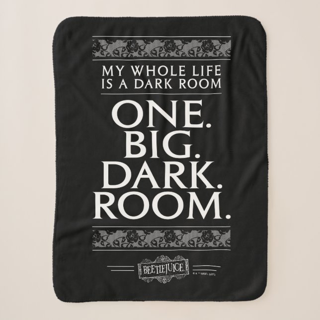Couverture Sherpa Beetlejus | Toute Ma Vie Est Une Chambre Sombre (Devant)