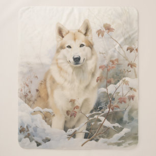 Couverture Sherpa Belle Sable Husky