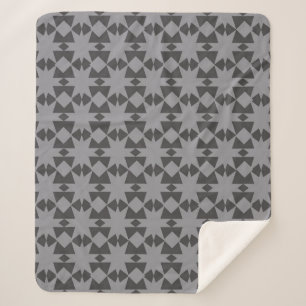 Couverture Sherpa Belle technique de dessin motif batik que nous