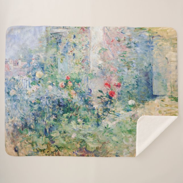 Couverture Sherpa Berthe Morisot - Le jardin à Bougival (Devant (Horizontal))