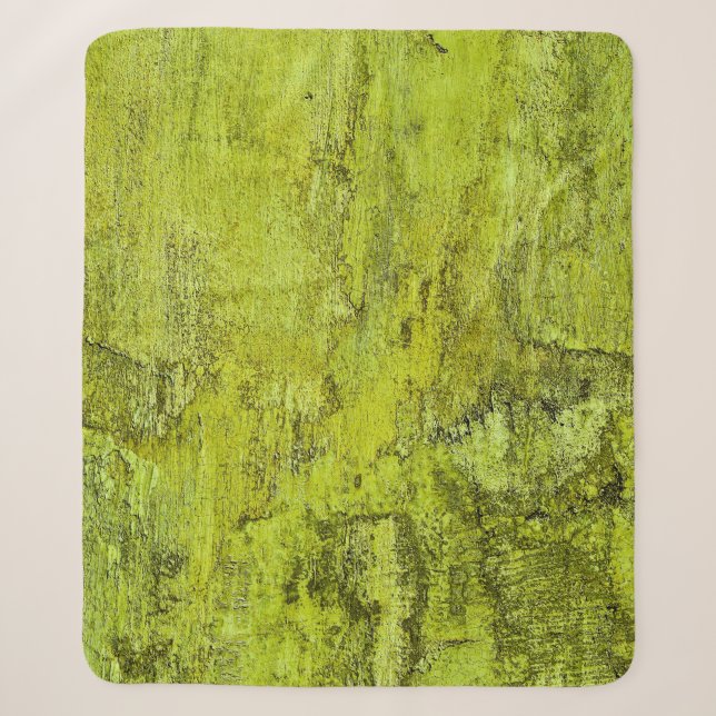Couverture Sherpa Béton vert bétonné, art, décoration maison, fond (Devant)