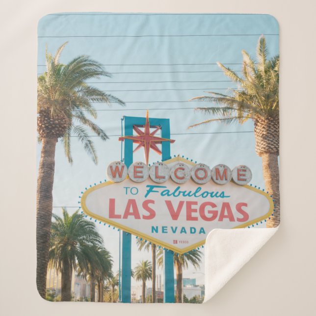 COUVERTURE SHERPA BIENVENUE À LAS VEGAS (Devant)