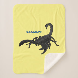 Couverture Sherpa Black hungry scorpion