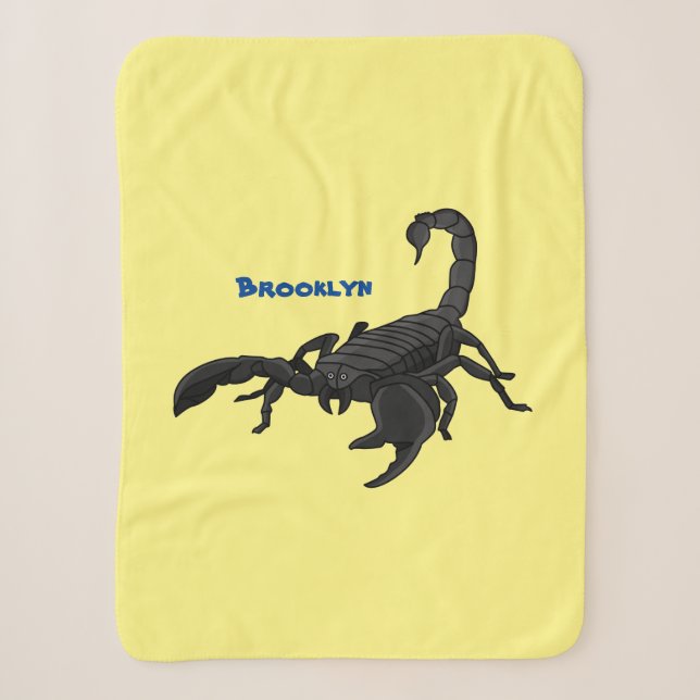 Couverture Sherpa Black hungry scorpion (Devant)