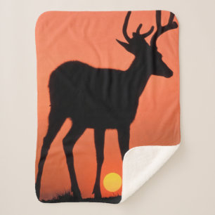 Couverture Sherpa Blacktail ou Mule Deer   Parc national olympique