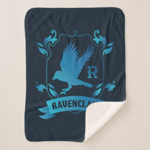 Couverture Sherpa Blason de la maison RAVENCLAW™ orné