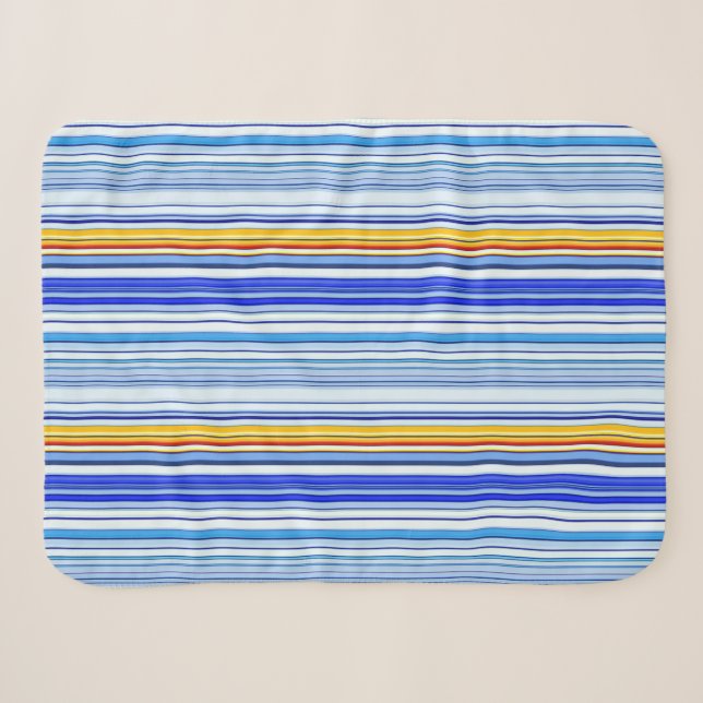 Couverture Sherpa Bleu (Devant (Horizontal))