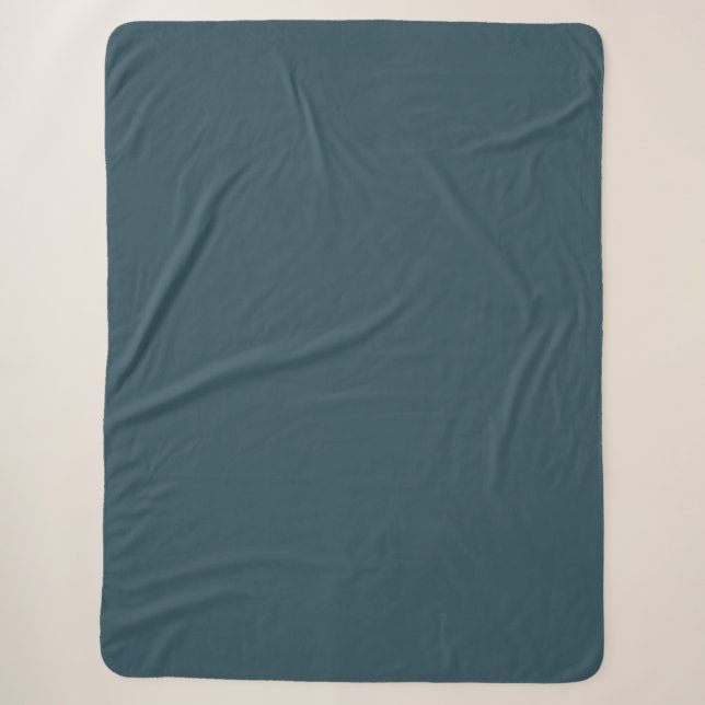 Couverture Sherpa Bleu ardoise (Devant)