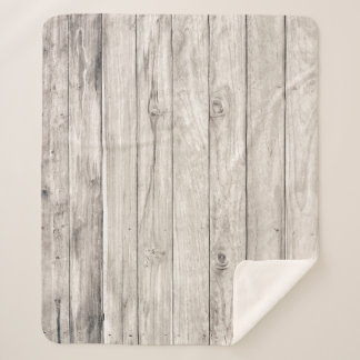 Couverture Sherpa Bois vieux sans couture : Arrière - plan mural tex
