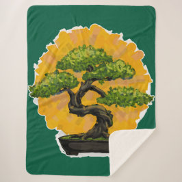 Couverture Sherpa Bonsai Tree Lover