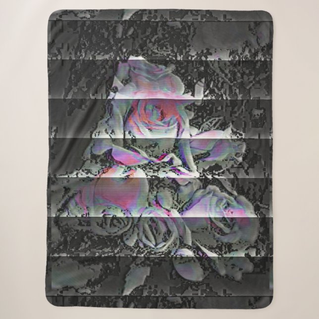 Couverture Sherpa Bouquet Techno  (Devant)