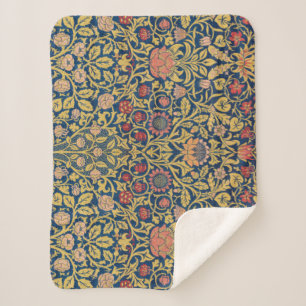 Couverture Sherpa Bright Violet and Columbine (par William Morris)