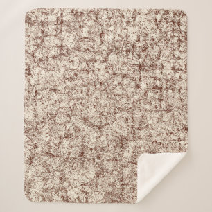 Couverture Sherpa Brown abstrait grunge arrière-fond abstrait, antiq