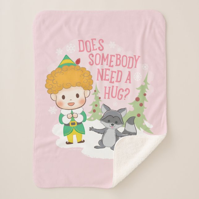 Couverture Sherpa Buddy l'Elfe Quelqu'un a besoin d'un câlin ? (Devant)