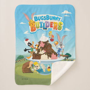 Couverture Sherpa BUGS BUNNY BUILDERS™ Looney Builders Glace