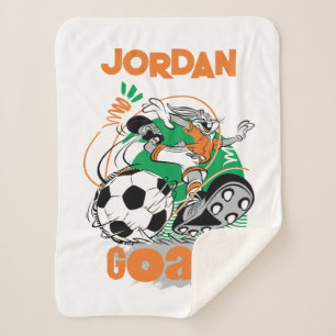 Couverture Sherpa BUGS BUNNY™ Soccer objectif